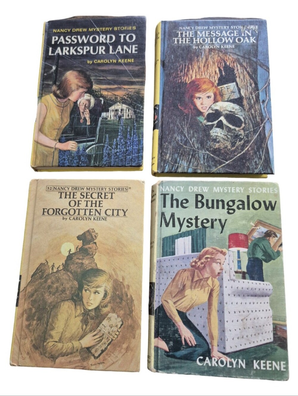 4 Vintage Hardcover Nancy Drew Books
